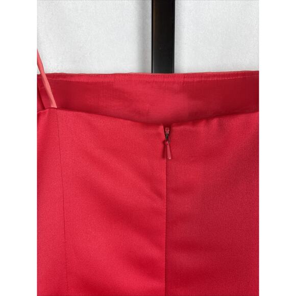 NEW Vintage Betsy & Adam Embroidered Midi Dress Women's 10 Pink Ombre Formal - Picture 7 of 10